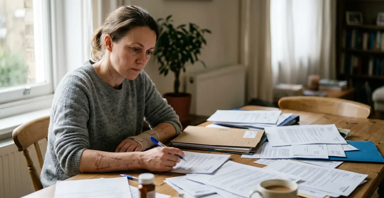 Victime d'accident confrontée à la complexité administrative des démarches d'indemnisation