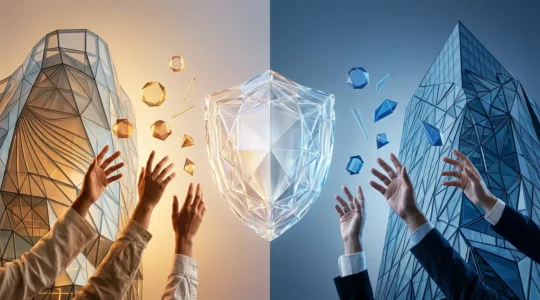 Comparaison visuelle entre mutuelle sans but lucratif et compagnie d'assurance cotée pour les remboursements